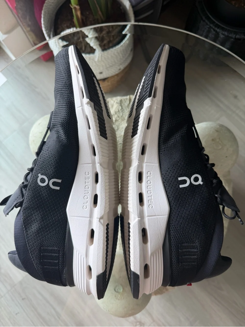On Running Cloudnova Black White Men’s Sneakers US 12.5 EU 47.5 CloudTec